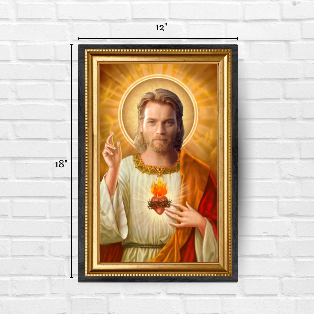 High Gloss Metal Poster - Obi Wan