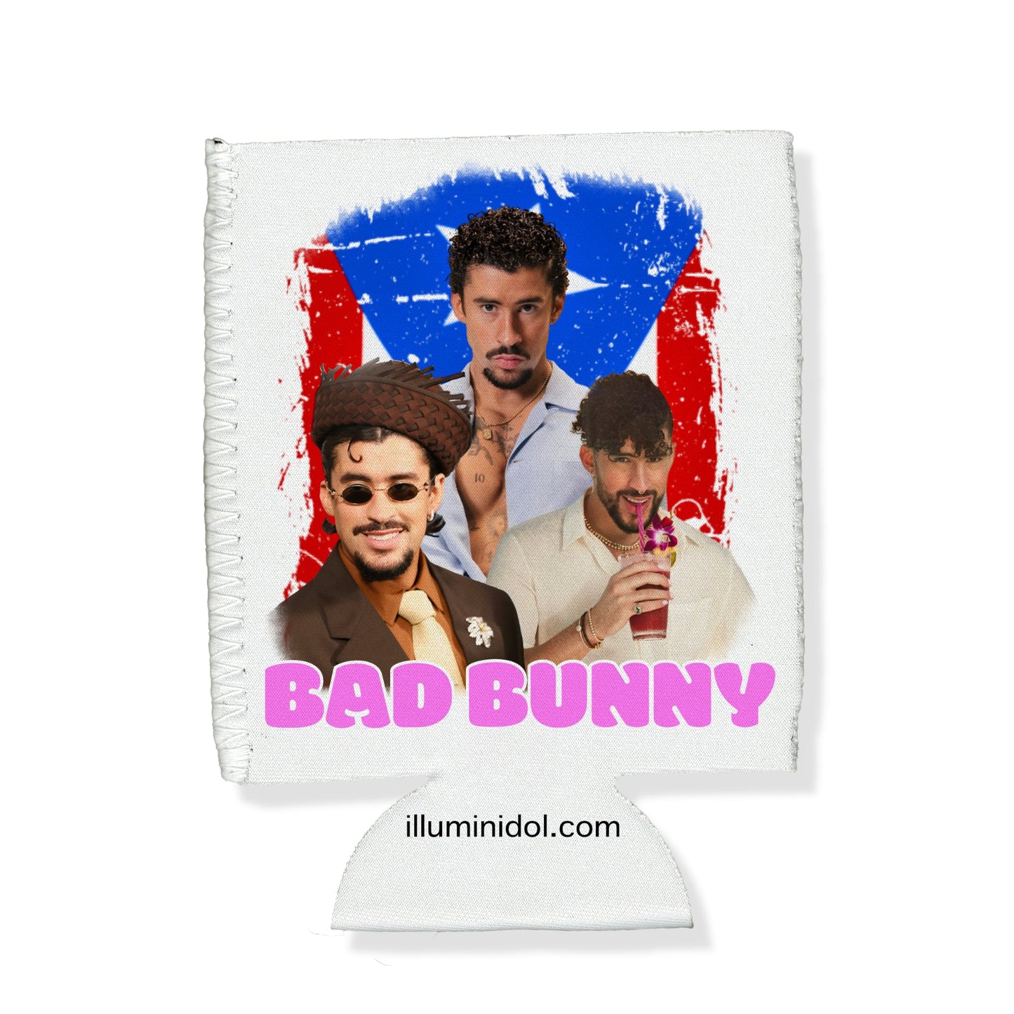Bad Bunny Collage Can Hugger