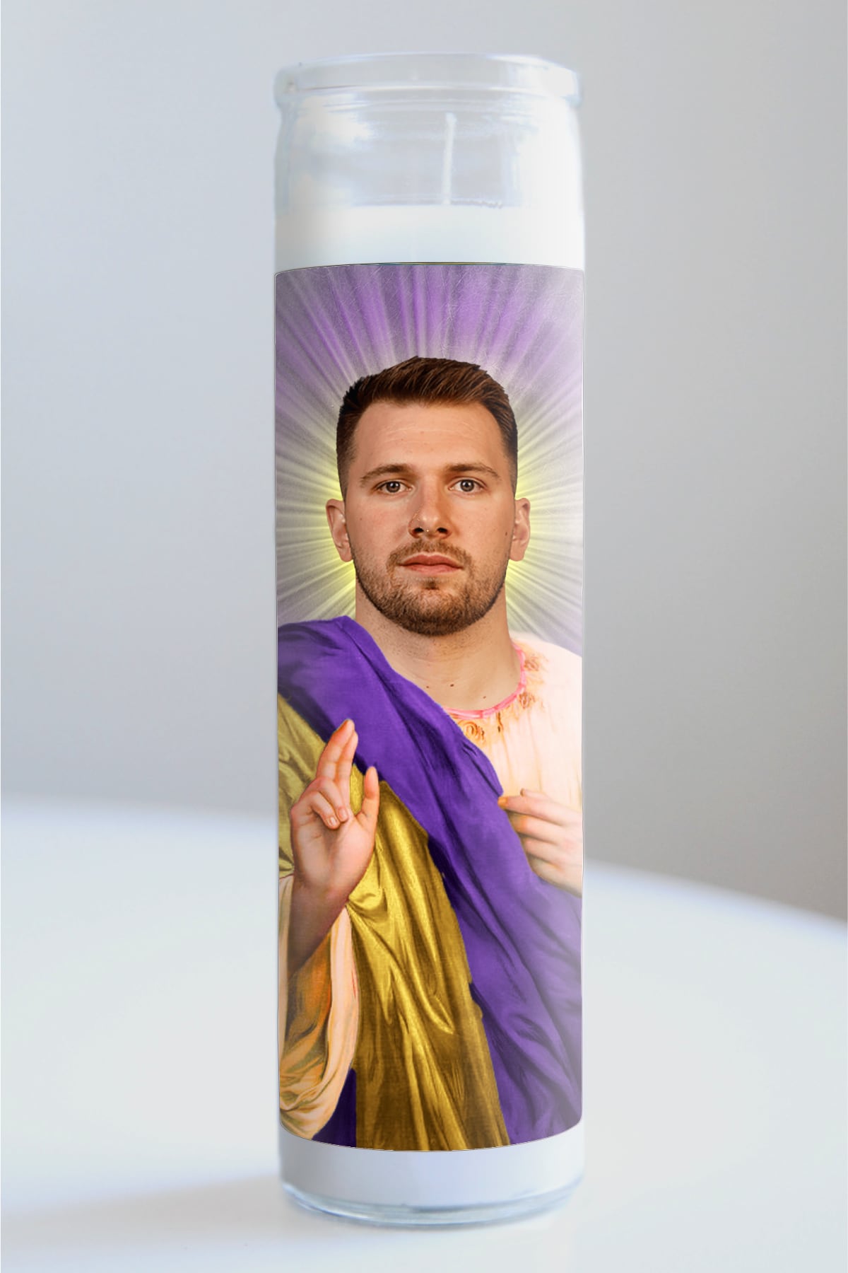 Luka Dončić Lakers Team Colors Candle
