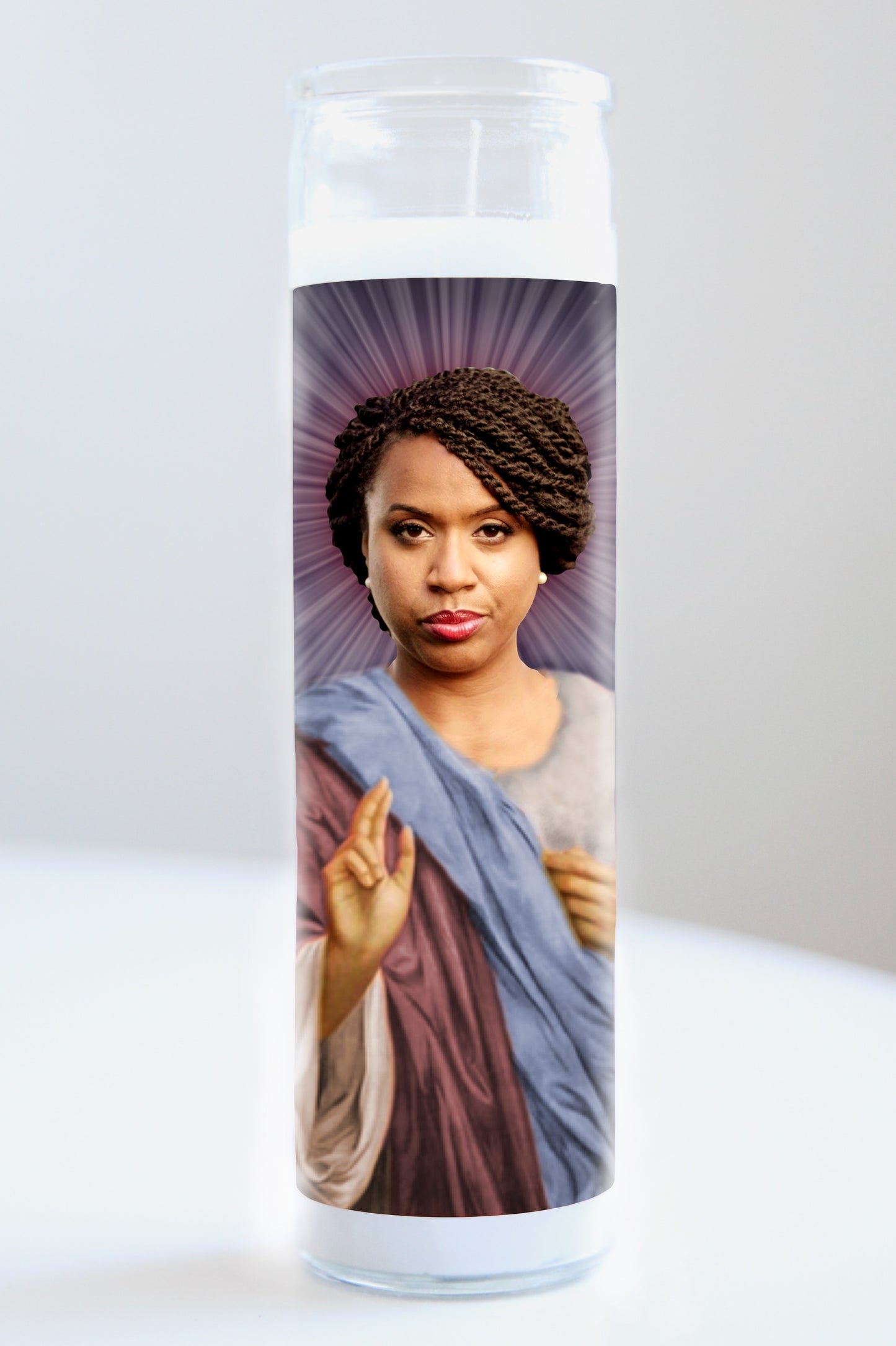 Ayanna Pressley Purple Robe Candle