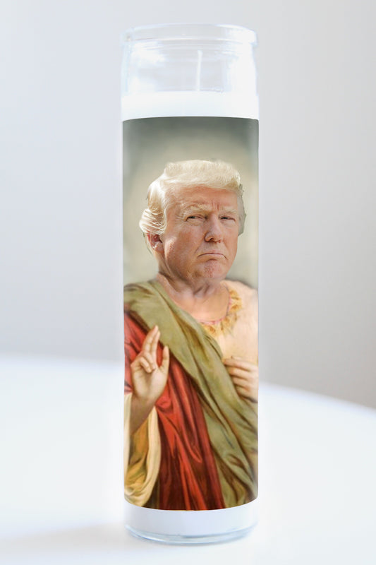 Donald Trump Red/Green Robe Candle