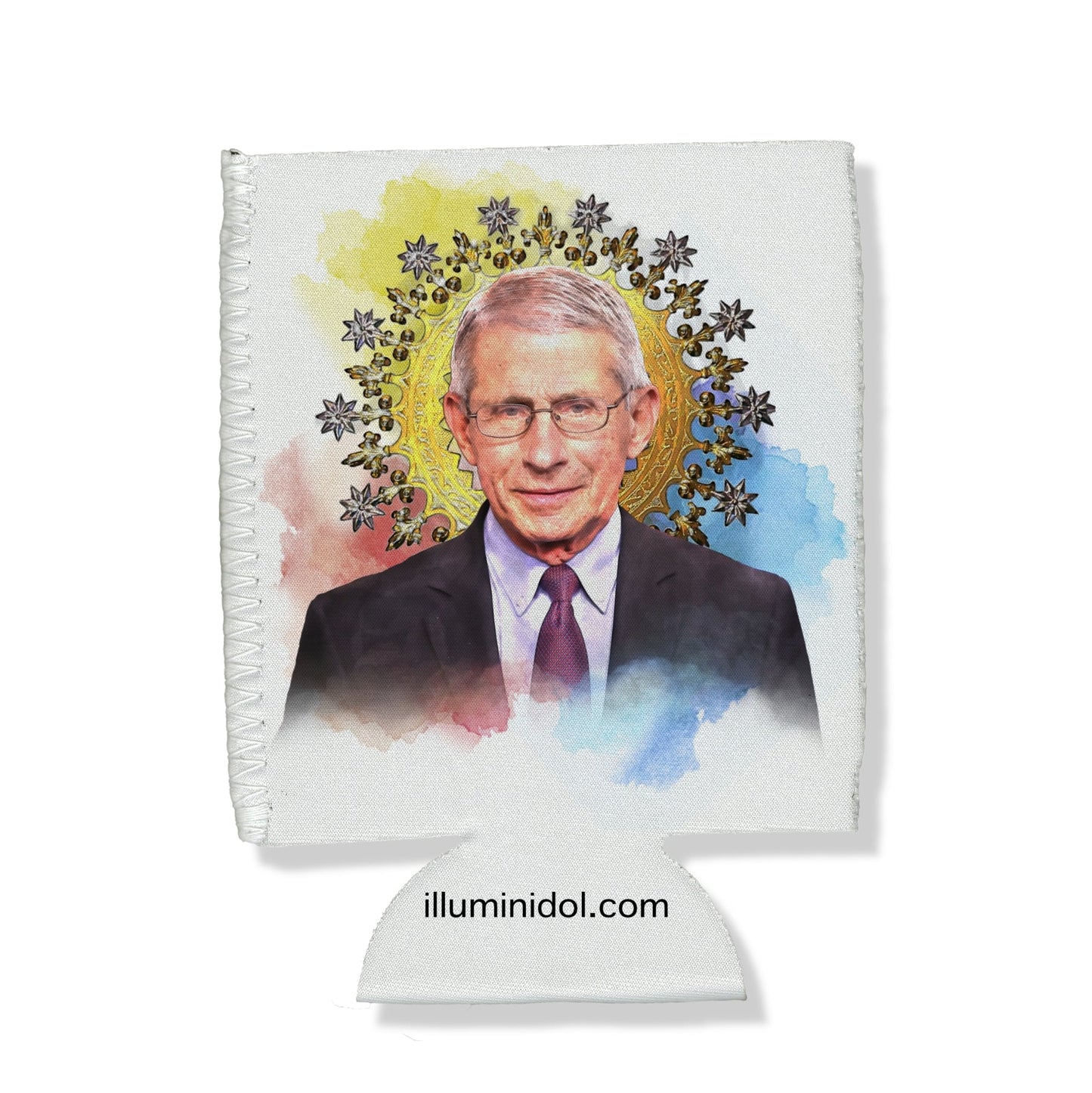 Dr. Fauci Watercolor Can Hugger