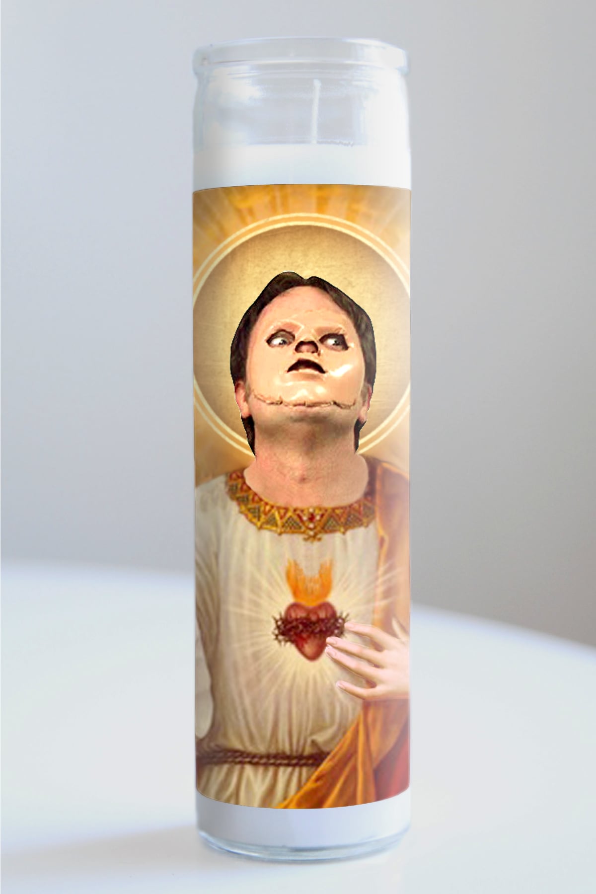 Dwight Schrute (The Office) "CPR Mask" Candle