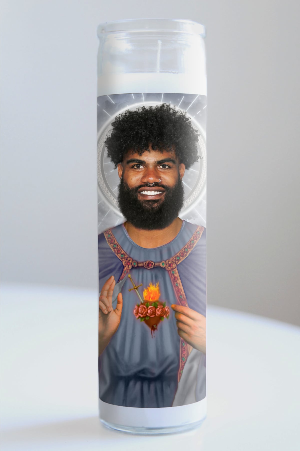 Ezekiel Elliott Blue Robe Candle