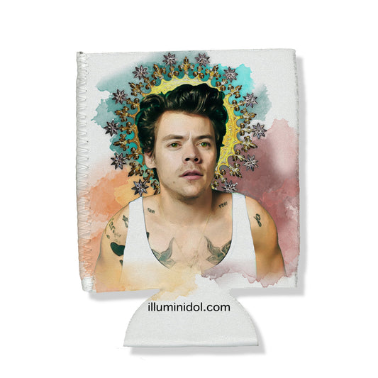 Harry Styles Watercolor Can Hugger