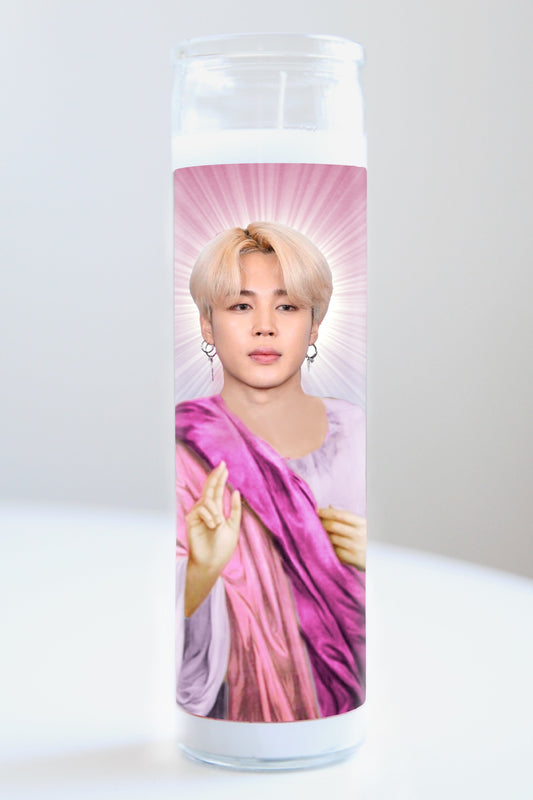 Jimin (BTS) Pink Robe Candle