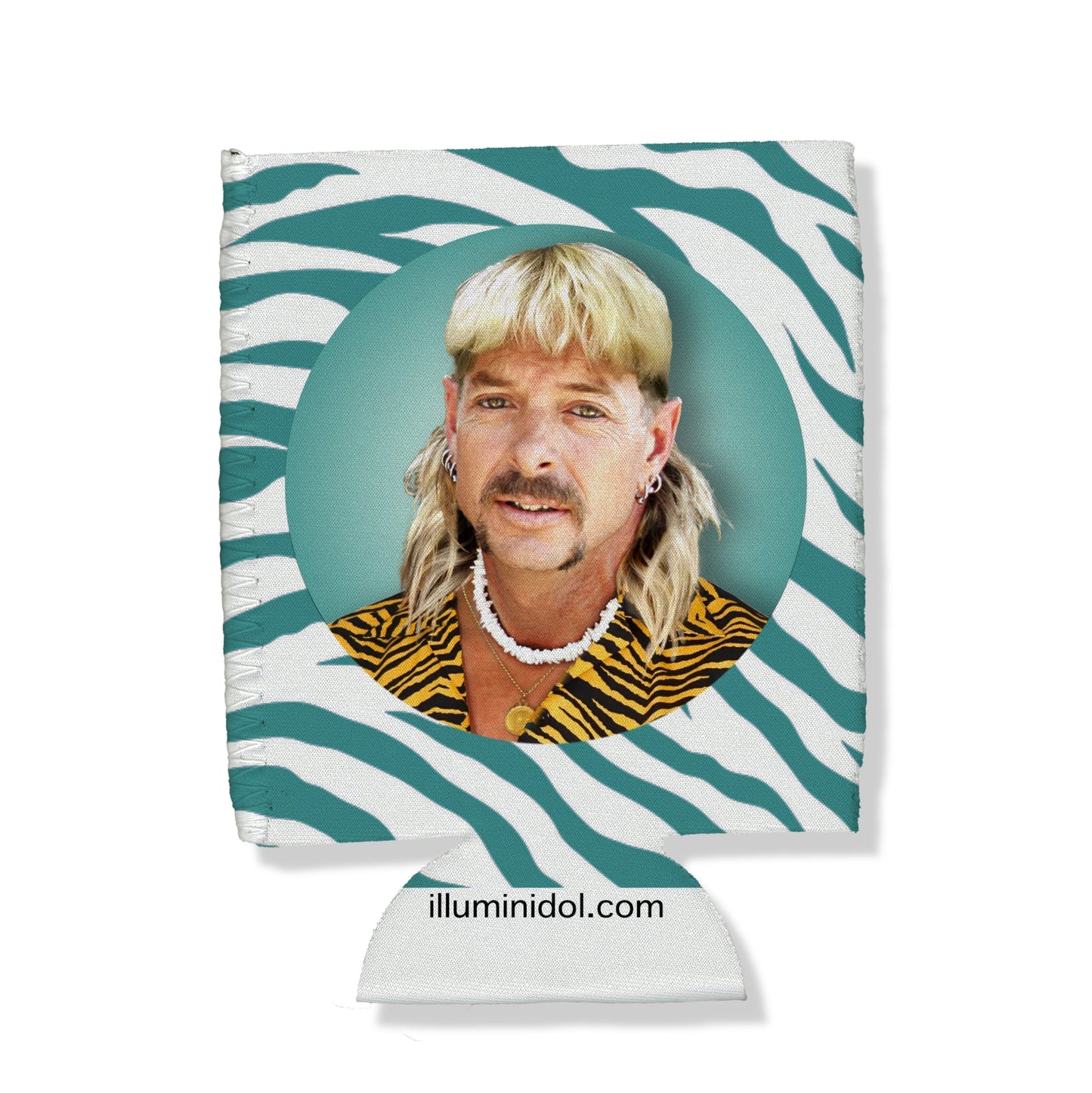 Joe Exotic (Tiger King) Turquoise Tiger Can Hugger
