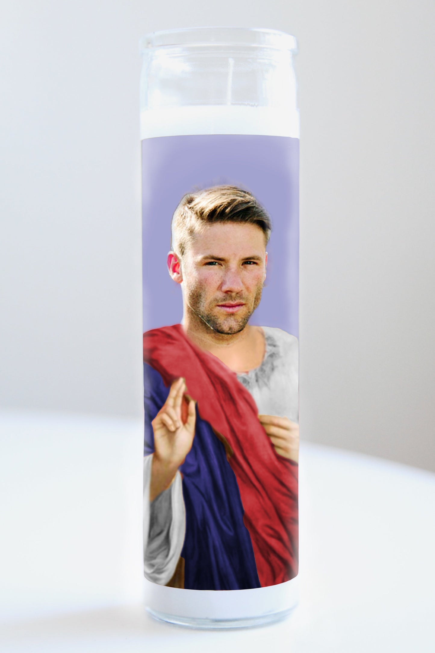 Julian Edelman Team Colors Candle