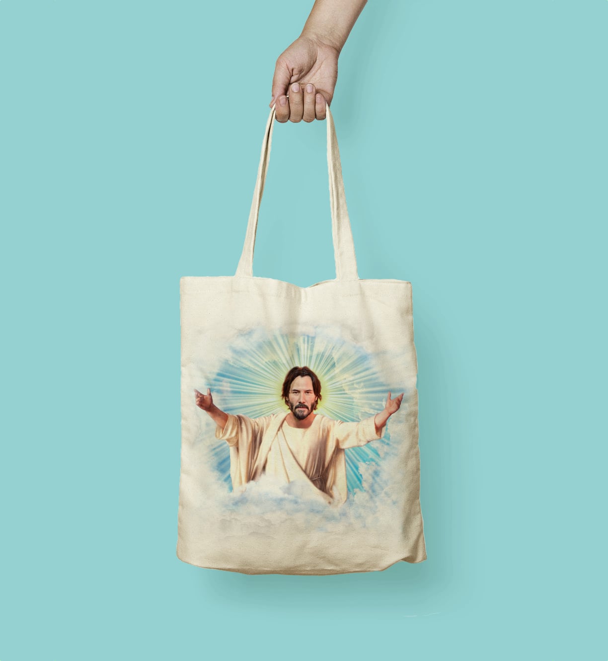 Keanu Reeves Tote Bag