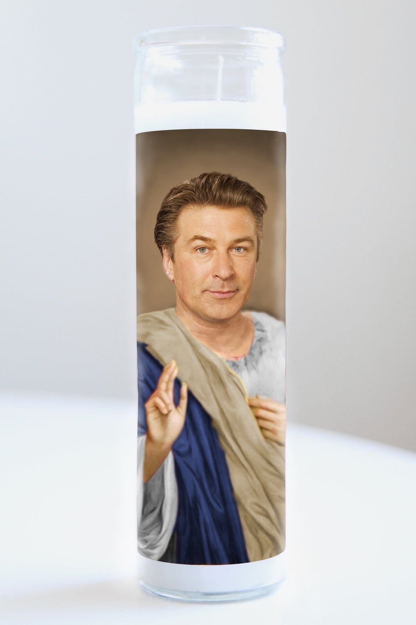 Alec Baldwin Blue Robe Candle