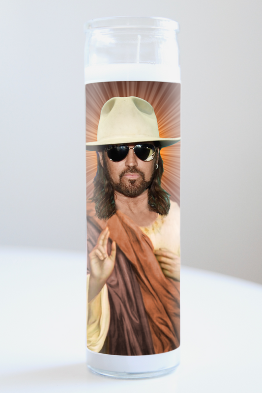 Billy Ray Cyrus Orange Robe Candle