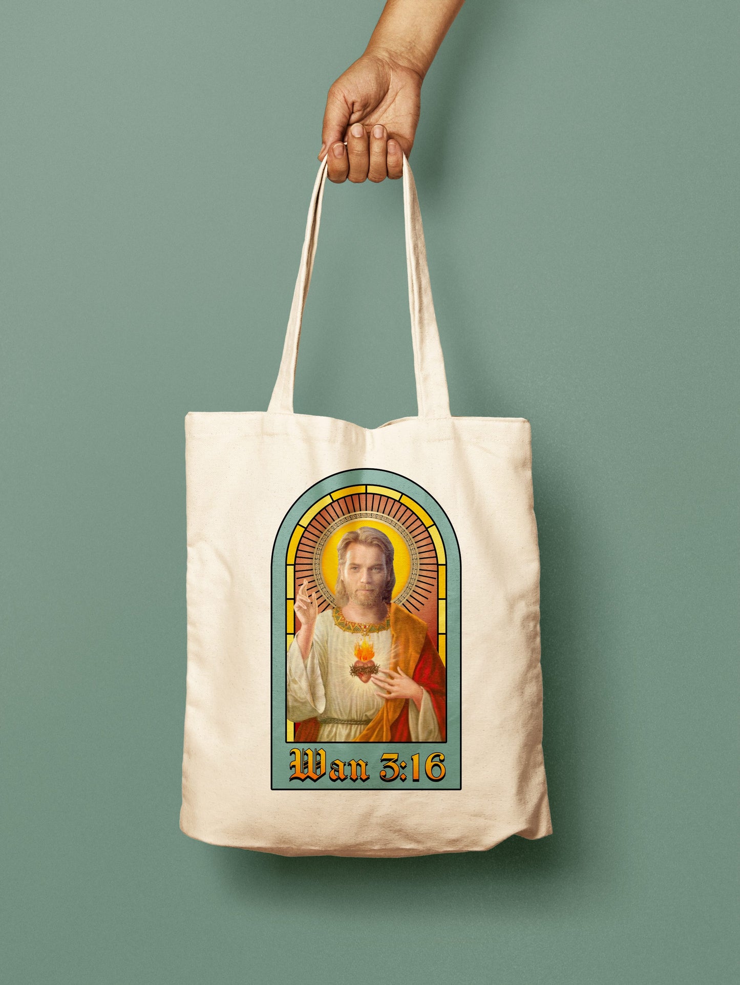 Obi-Wan 3:16 Tote Bag
