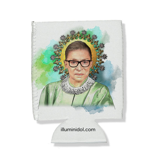 Ruth Bader Ginsburg Watercolor Can Hugger