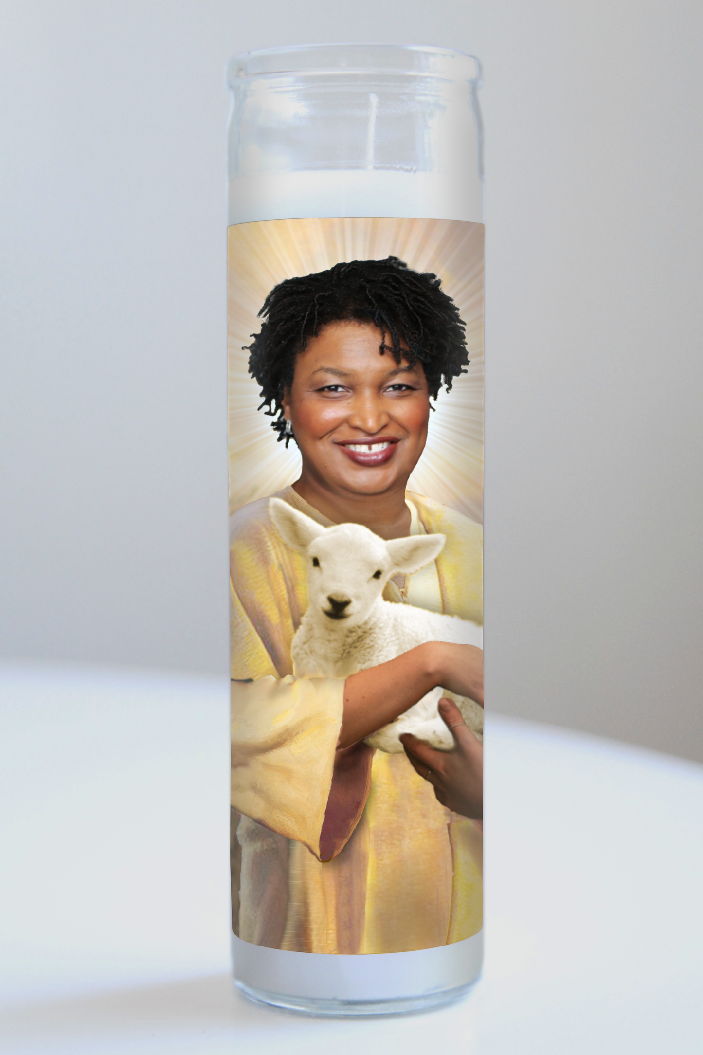 Stacey Abrams Lamb Candle