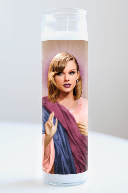 Taylor Swift Pink Robe Candle