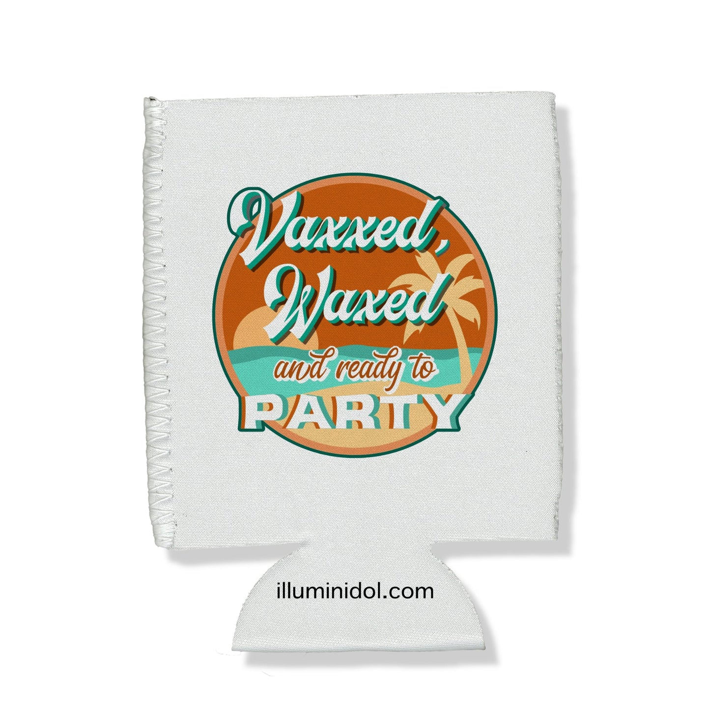 Vaxxed 'n Waxed White Can Hugger