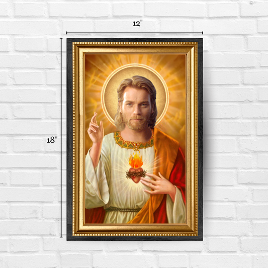 High Gloss Metal Poster - Obi Wan