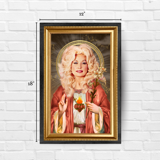High Gloss Metal Poster - Dolly Parton