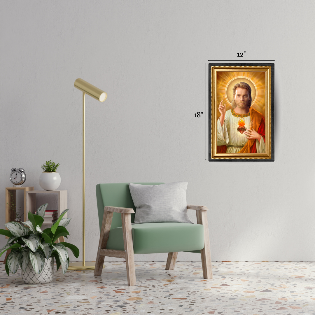 High Gloss Metal Poster - Obi Wan