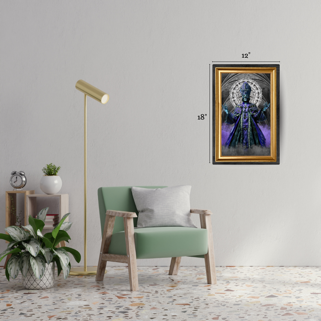 High Gloss Metal Poster - Ghost Papa Perpetua