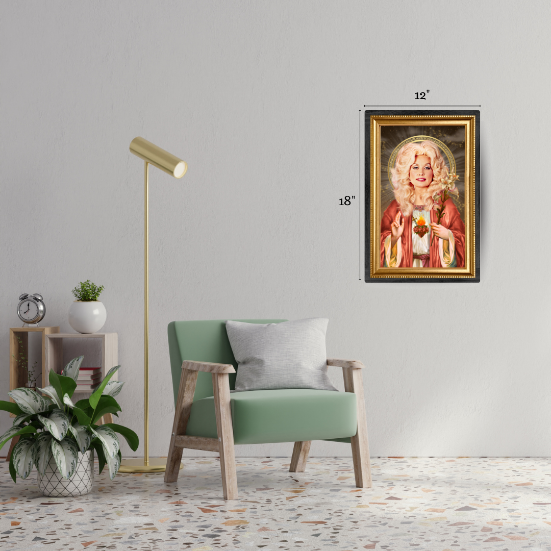 High Gloss Metal Poster - Dolly Parton