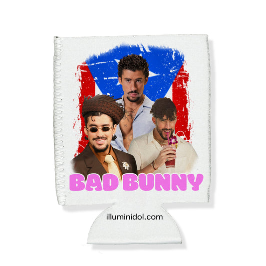 Bad Bunny Collage Can Hugger