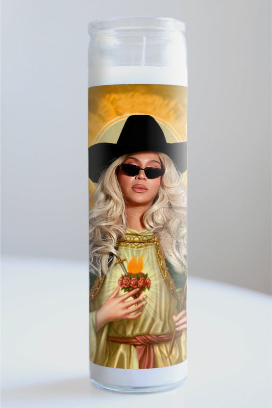Cowgirl Beyonce Candle