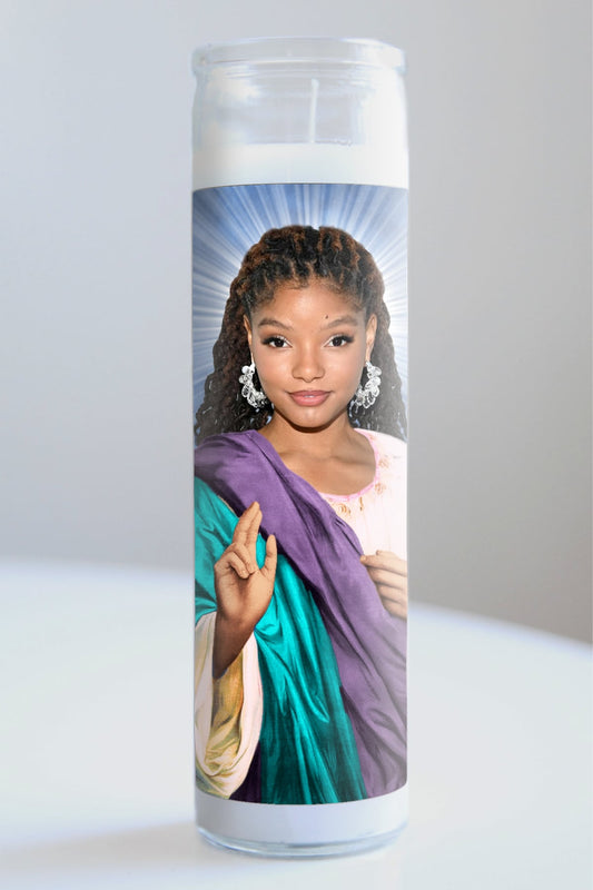 Halle Bailey Turquoise Robes