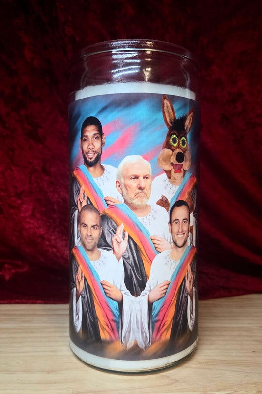 Kings of San Antonio Large Candle