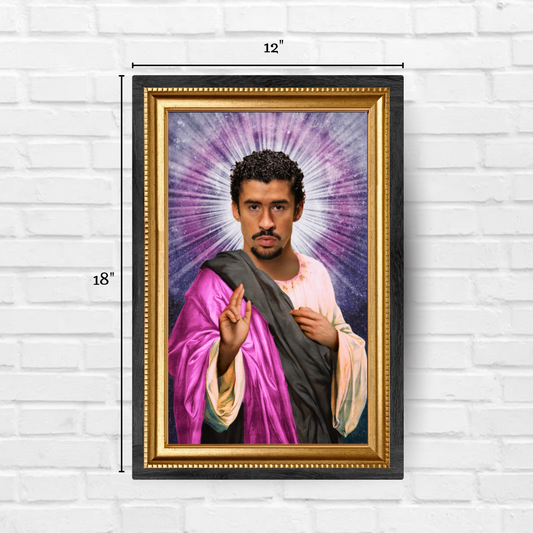 High Gloss Metal Poster - Bad Bunny