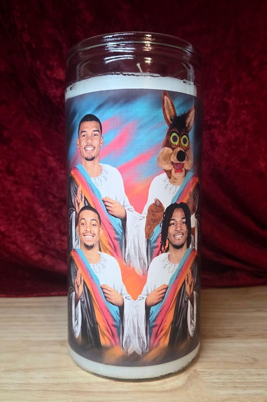 San Antonio Basketball Large Candle