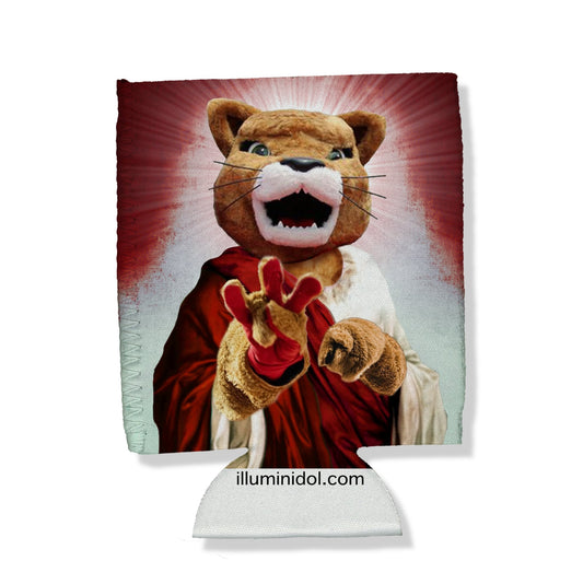 Shasta Cougar Mascot Koozie