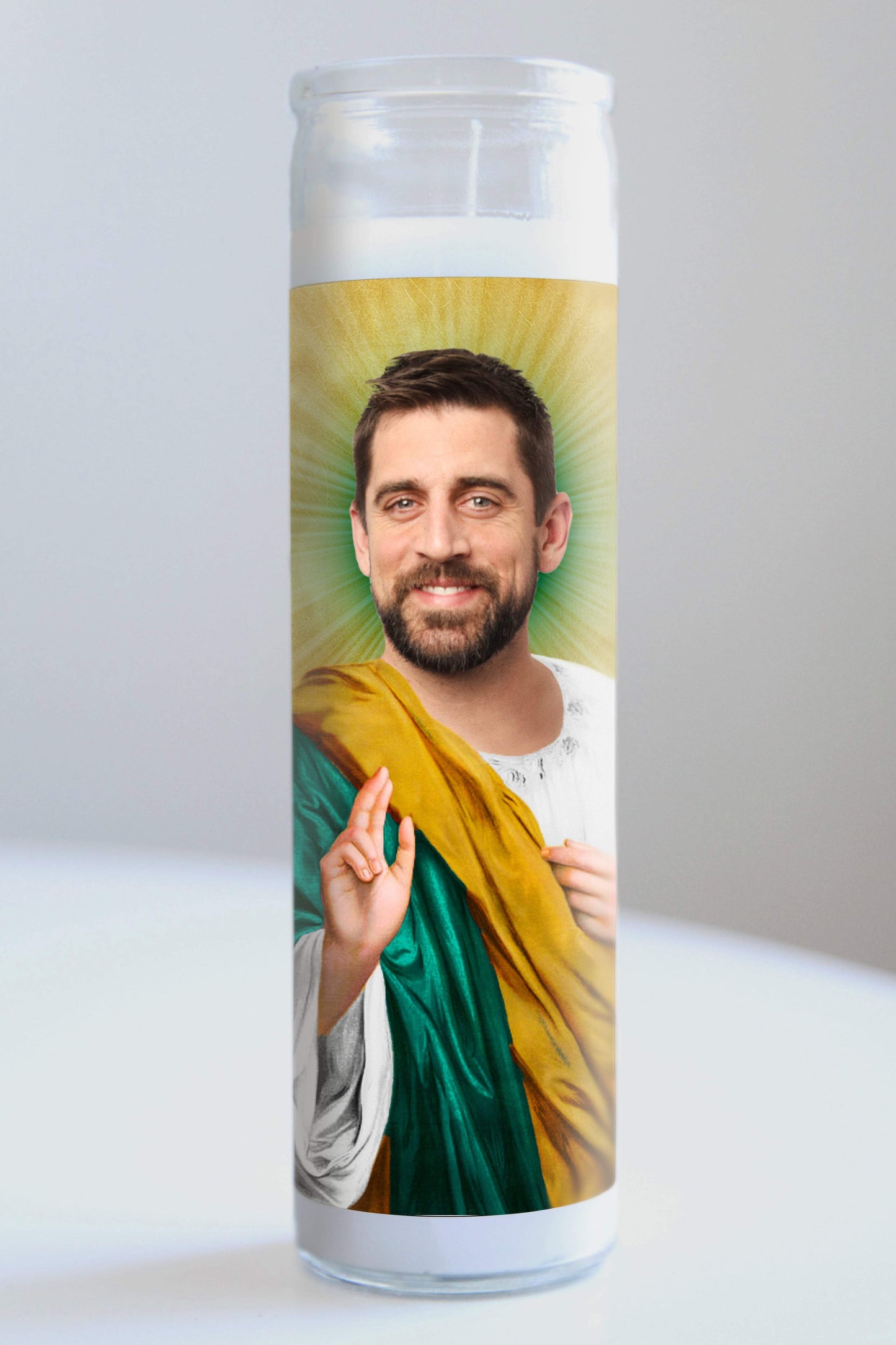 Aaron Rodgers Team Colors Candle