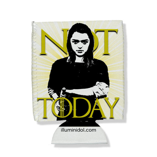 Arya Stark (Game of Thrones) "Not Today" Black & White Can Hugger