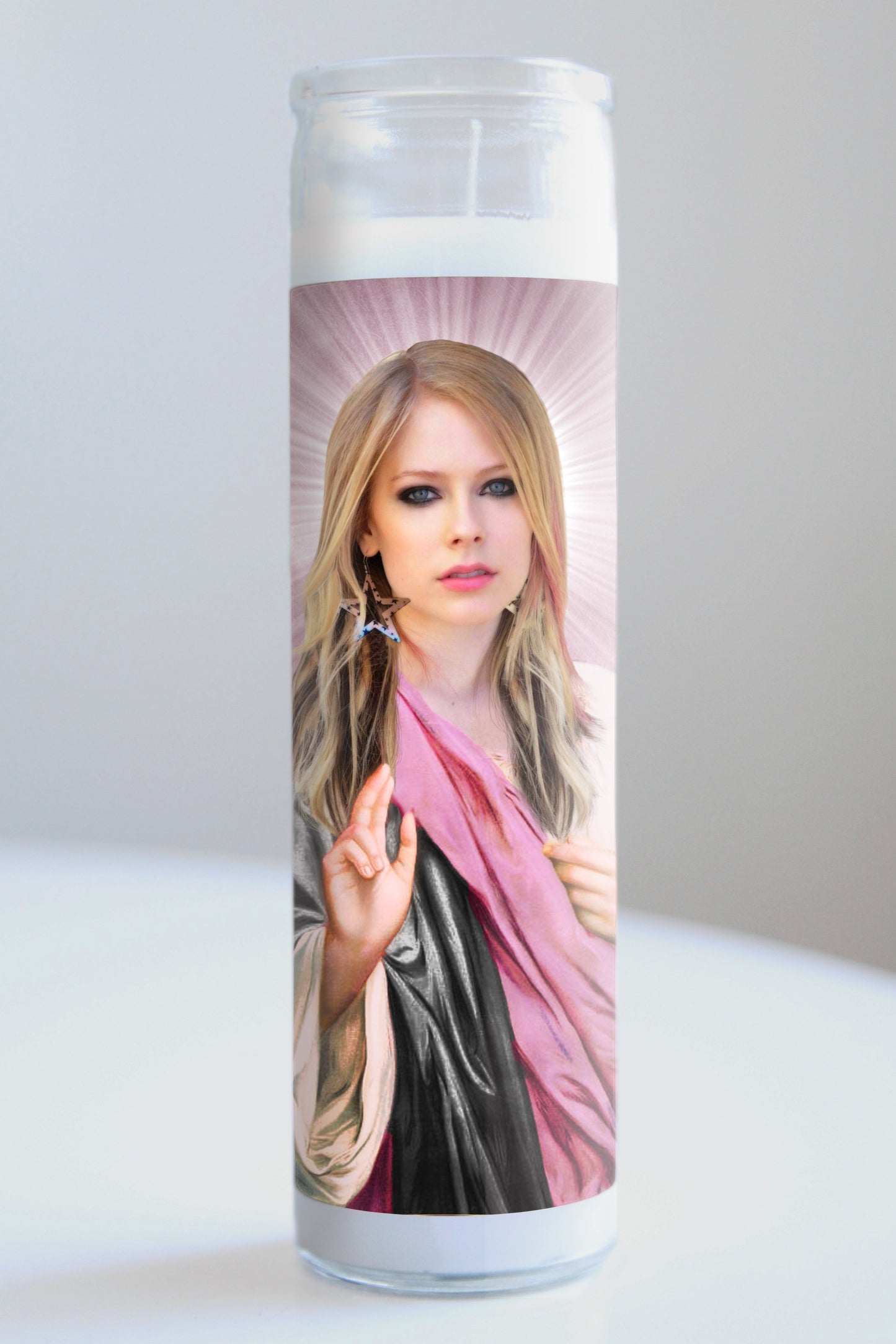 Avril Lavigne Pink Robe Candle