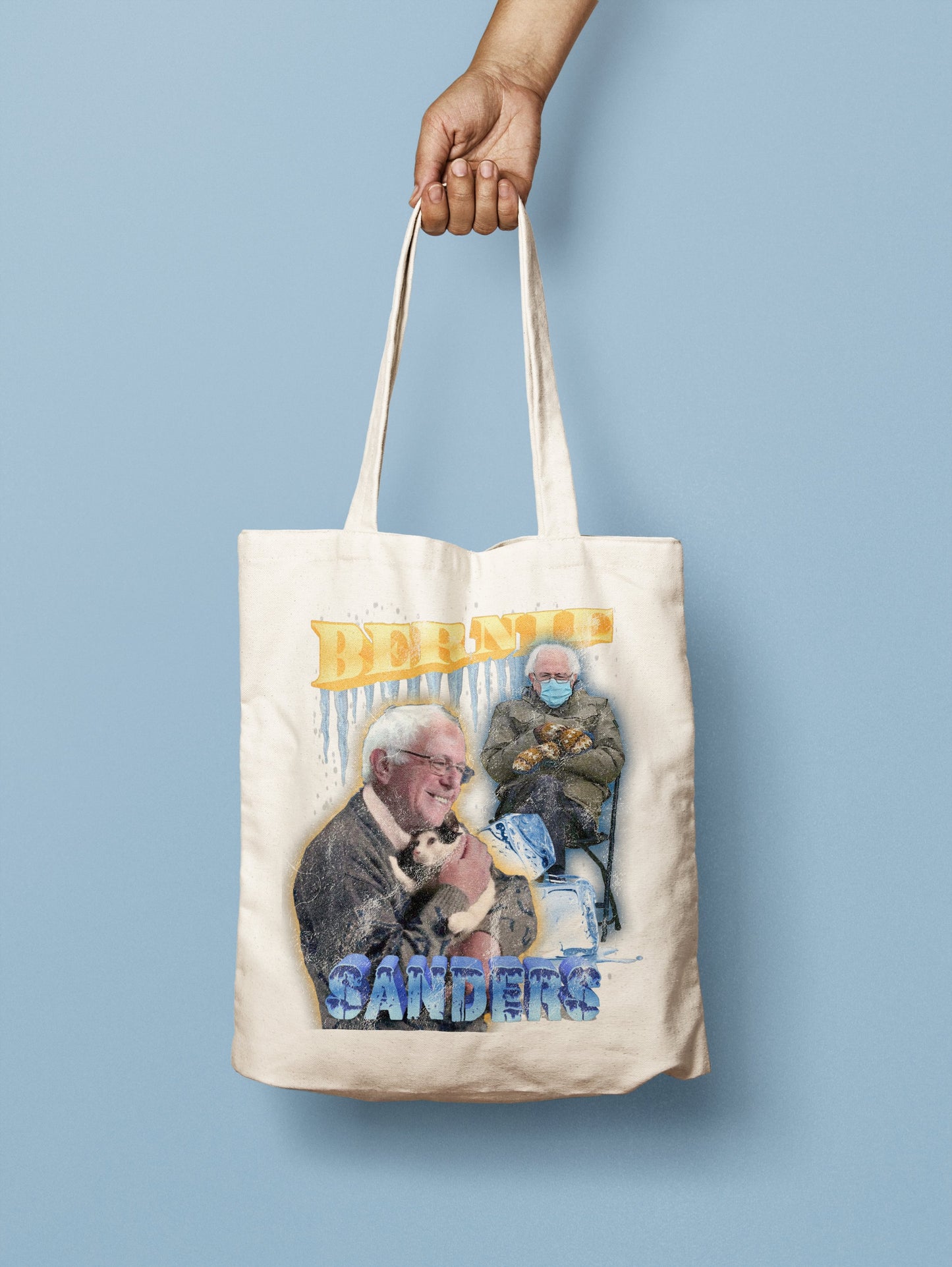 Bernie Sanders Vintage Graphic Tote Bag