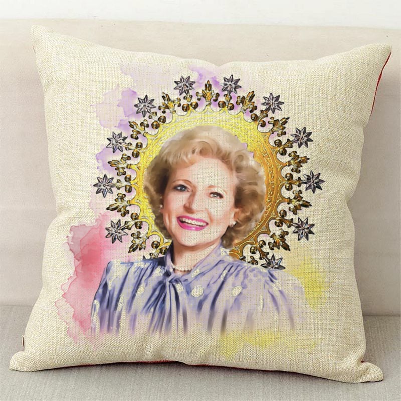 Betty White Pillow