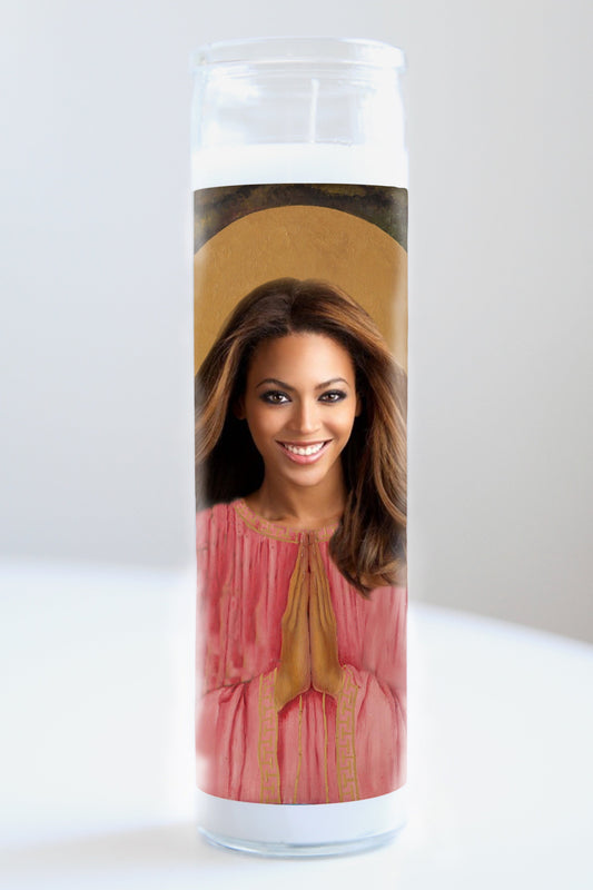 Beyonce Pink Robe Candle