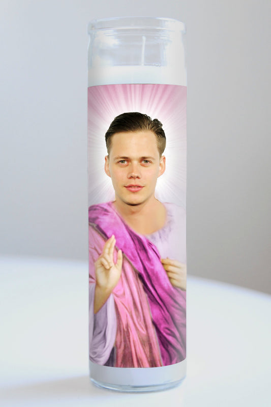 Bill Skarsgård Pink Robe Candle