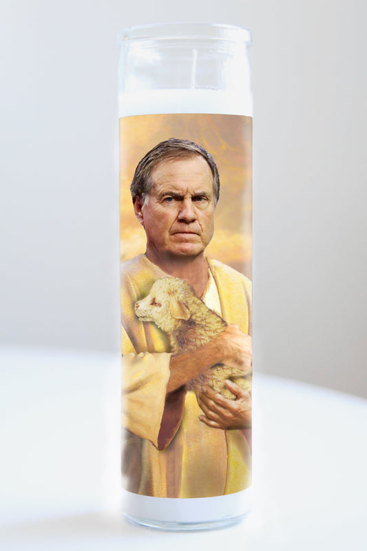 Bill Belichick Lamb Candle
