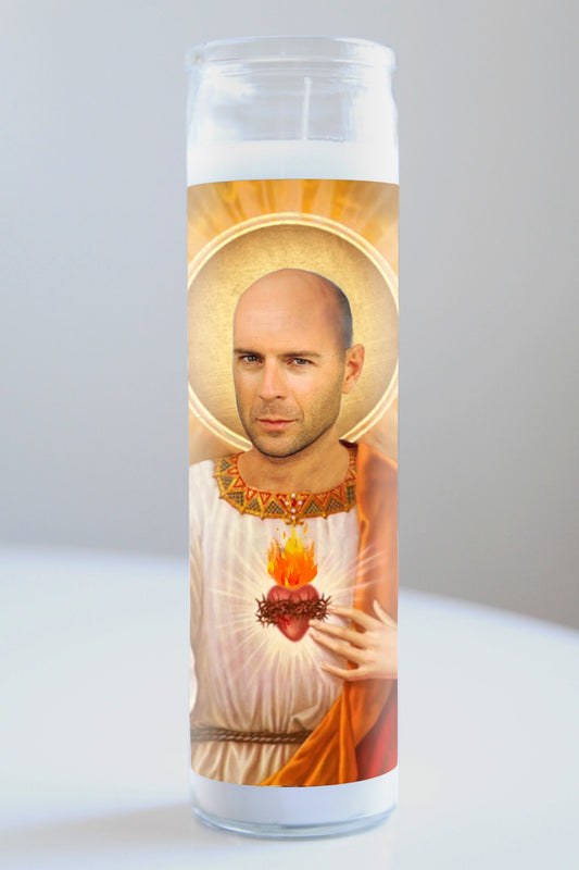 Bruce Willis (Pulp Fiction) Saint Candle