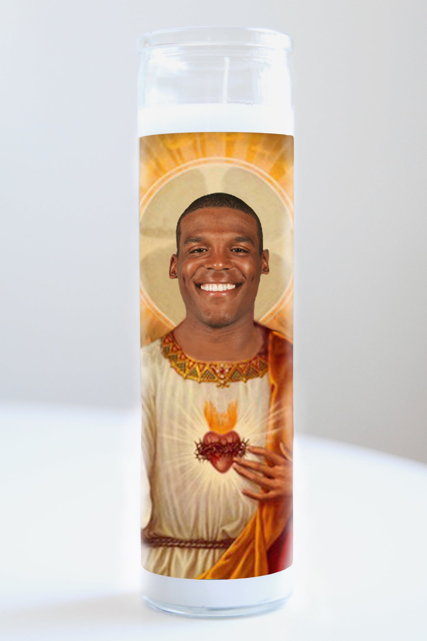 Cam Newton Saint Candle