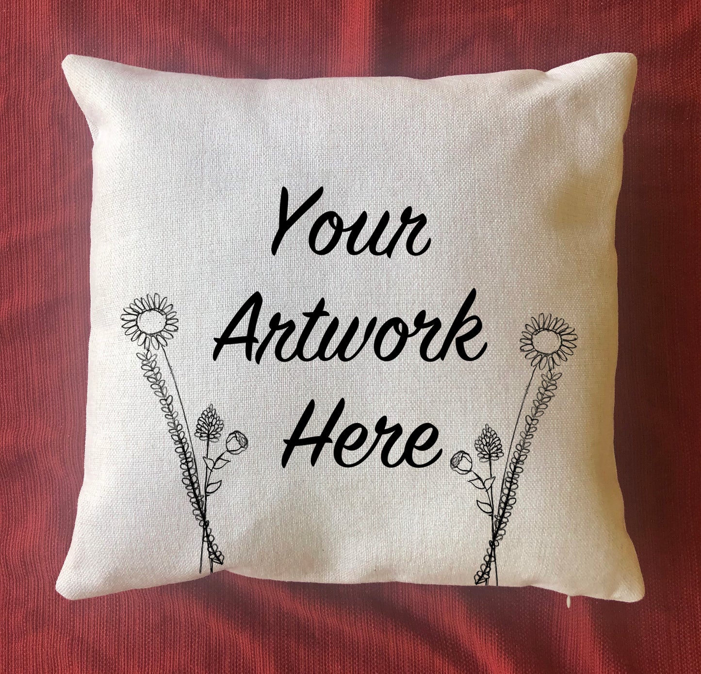 Custom Art Throw Pillow