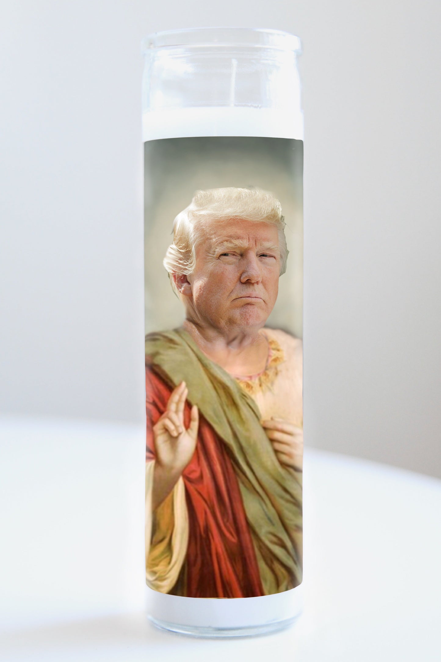 Donald Trump Red/Green Robe Candle