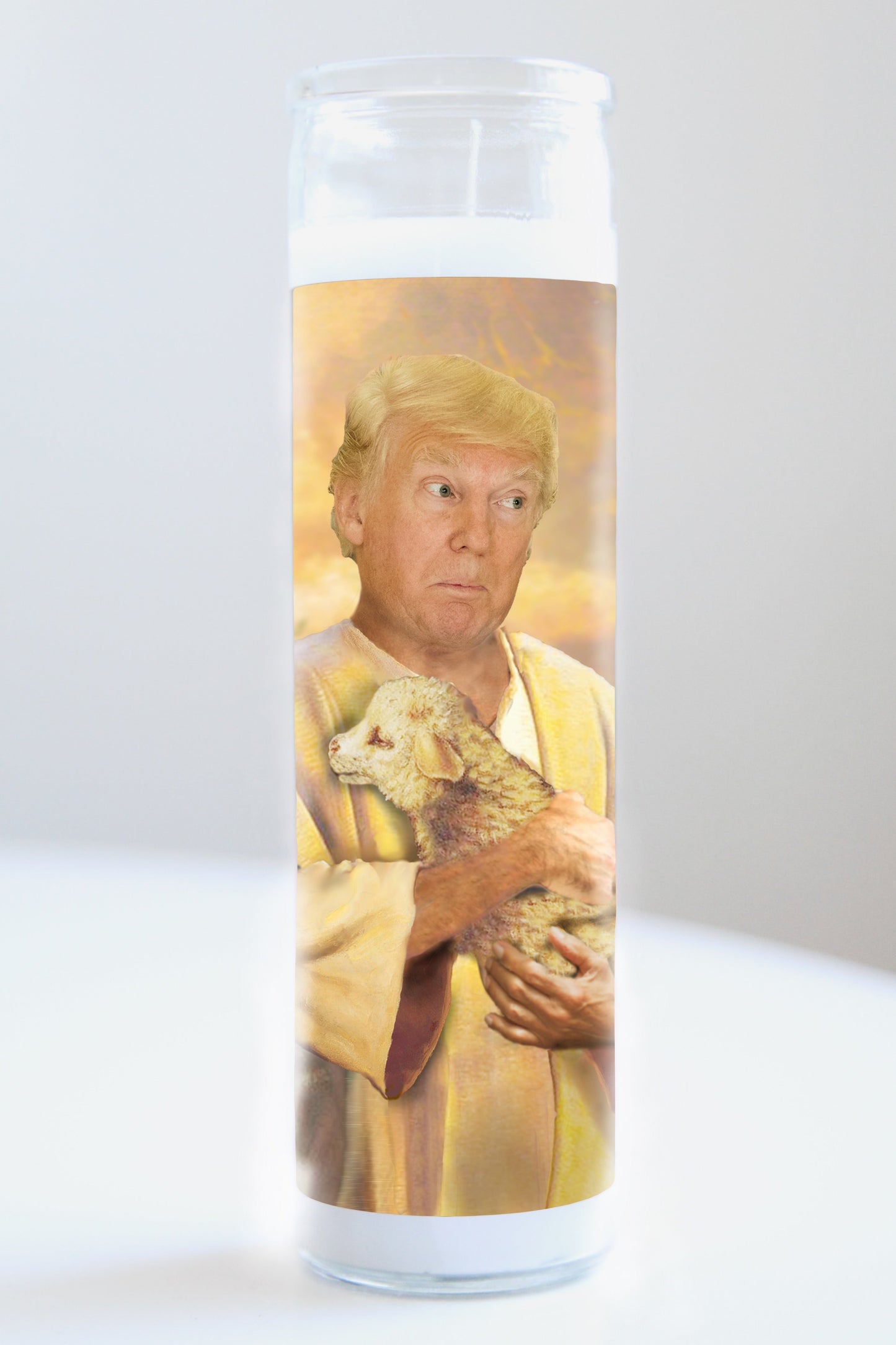 Donald Trump Lamb Candle