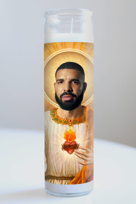 Drake Crying Saint Candle