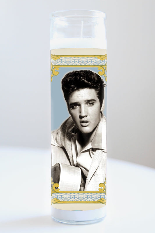 Elvis Presley Framed Candle
