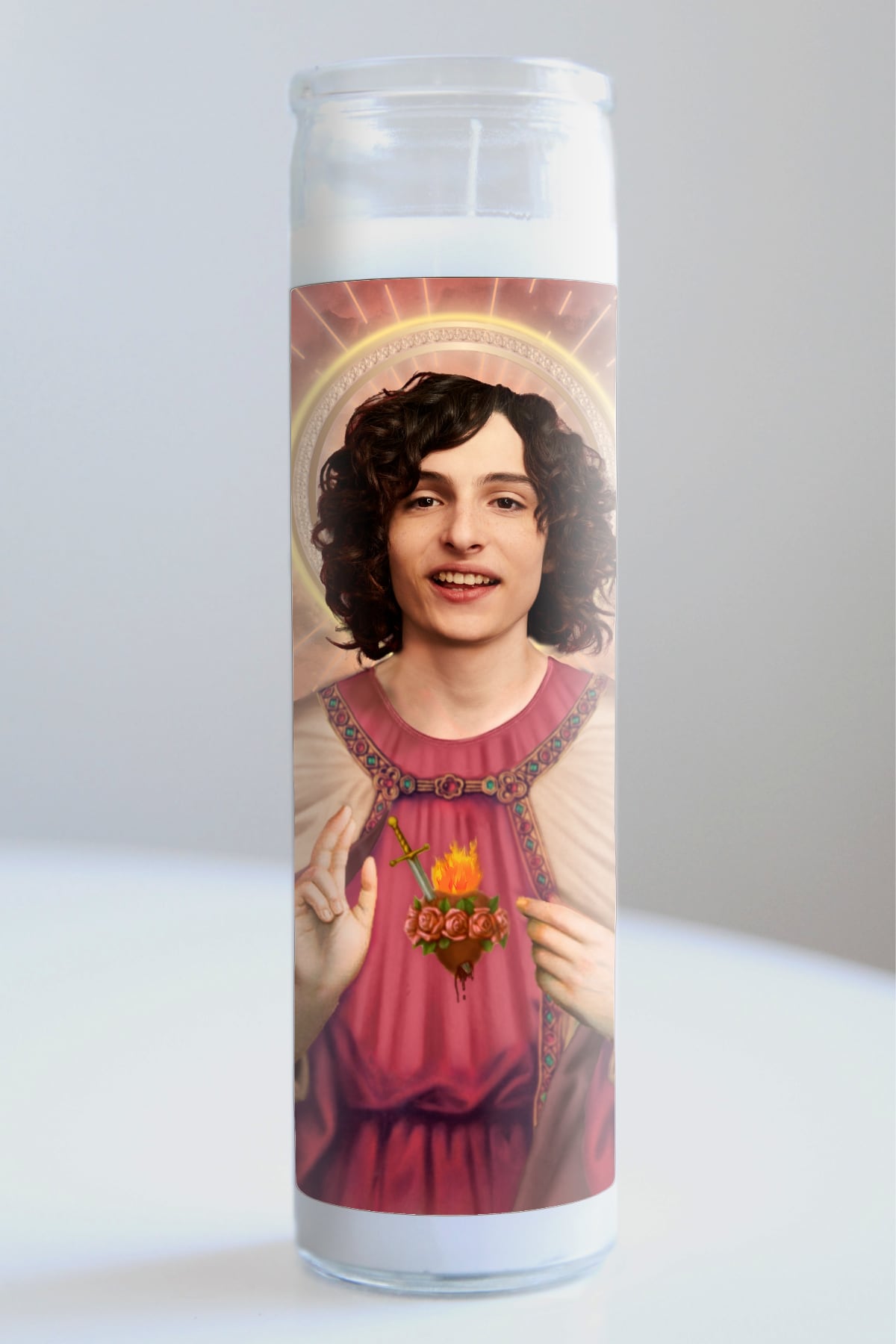 Mike (Stranger Things) Red Saint Candle