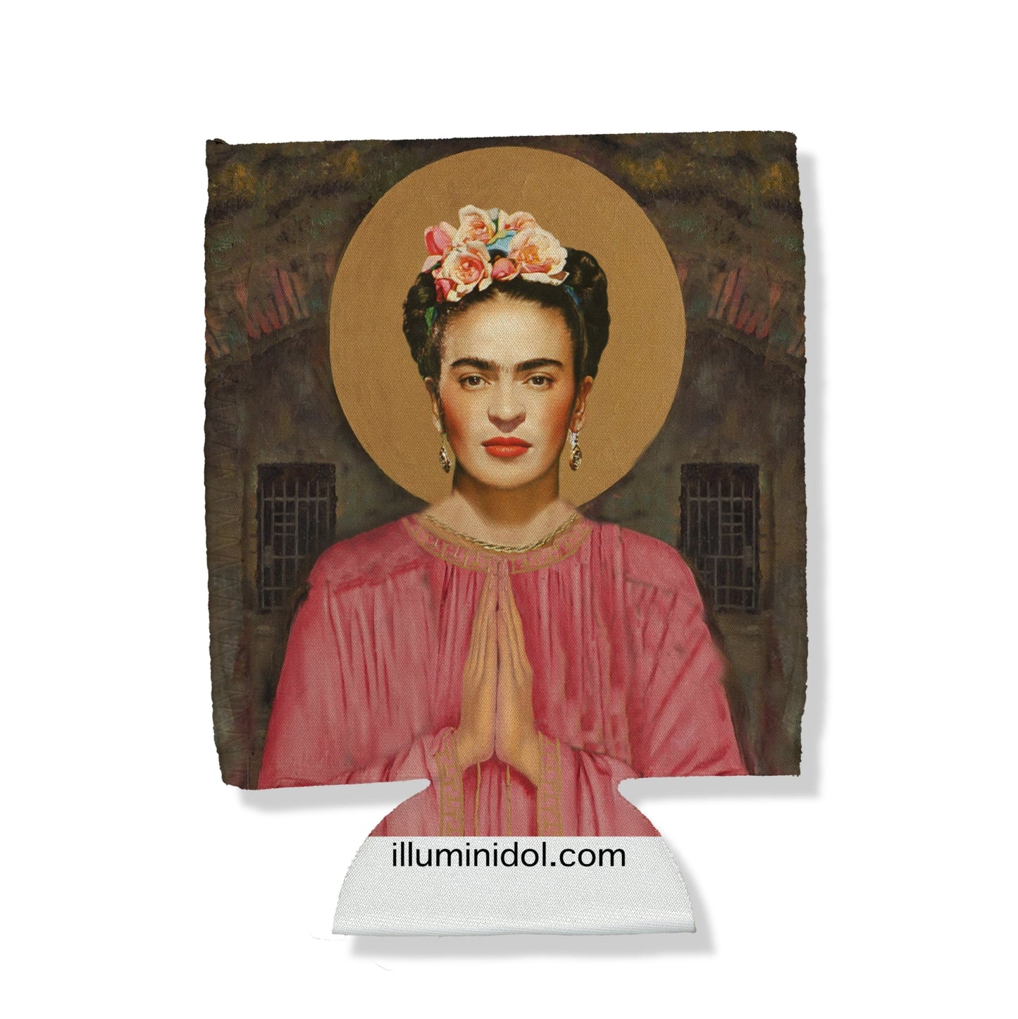Frida Kahlo Pink Robe Can Hugger