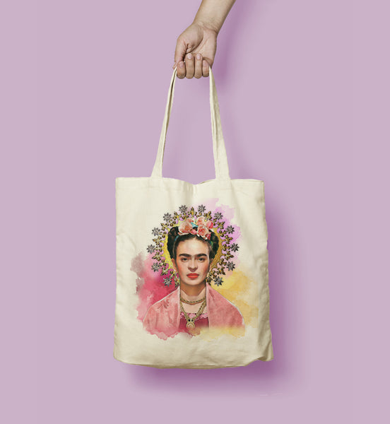 Frida Kahlo Tote Handcrafted in Thailand Fair Trade at ShopLumily.com